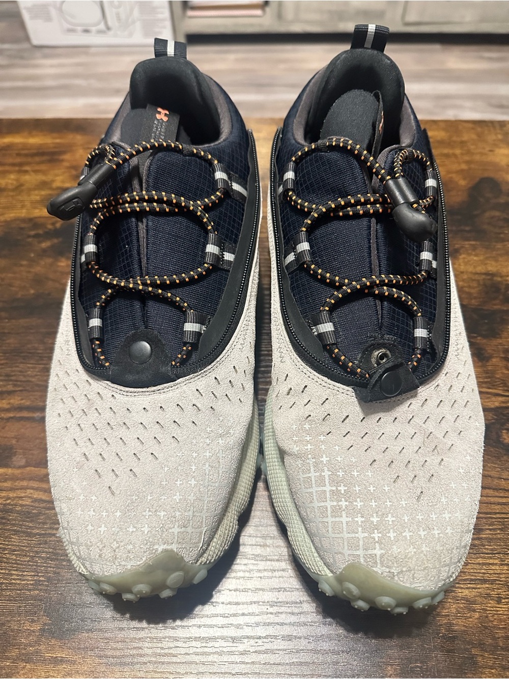 Under Armour Men's Black and Light Gray Slip-On Sneakers